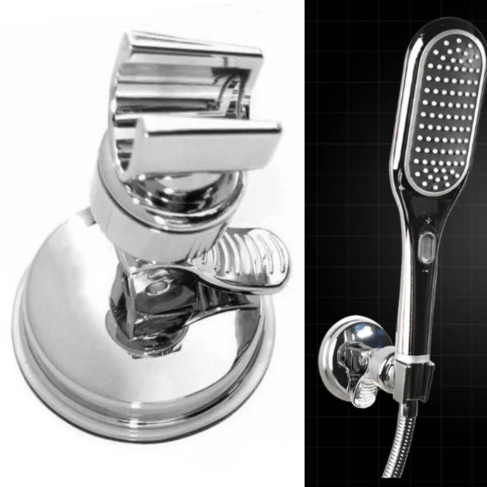 Suction Cup Rack Shower Head Holder Wall Mount Plastic Bracket Bathroom Vacuum Adjustable | Обустройство дома