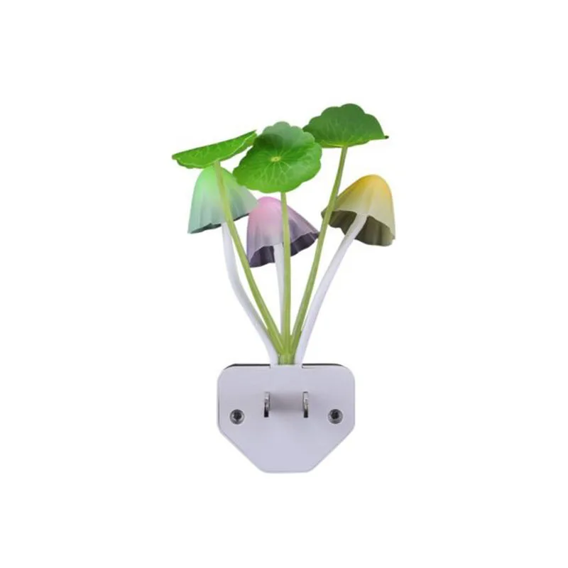 Hot Buy U.s. Romantic Led Nightlight Sensor Plug - In Wandlamp Home Lighting Mushroom Fungus Colorful Light | Дом и сад