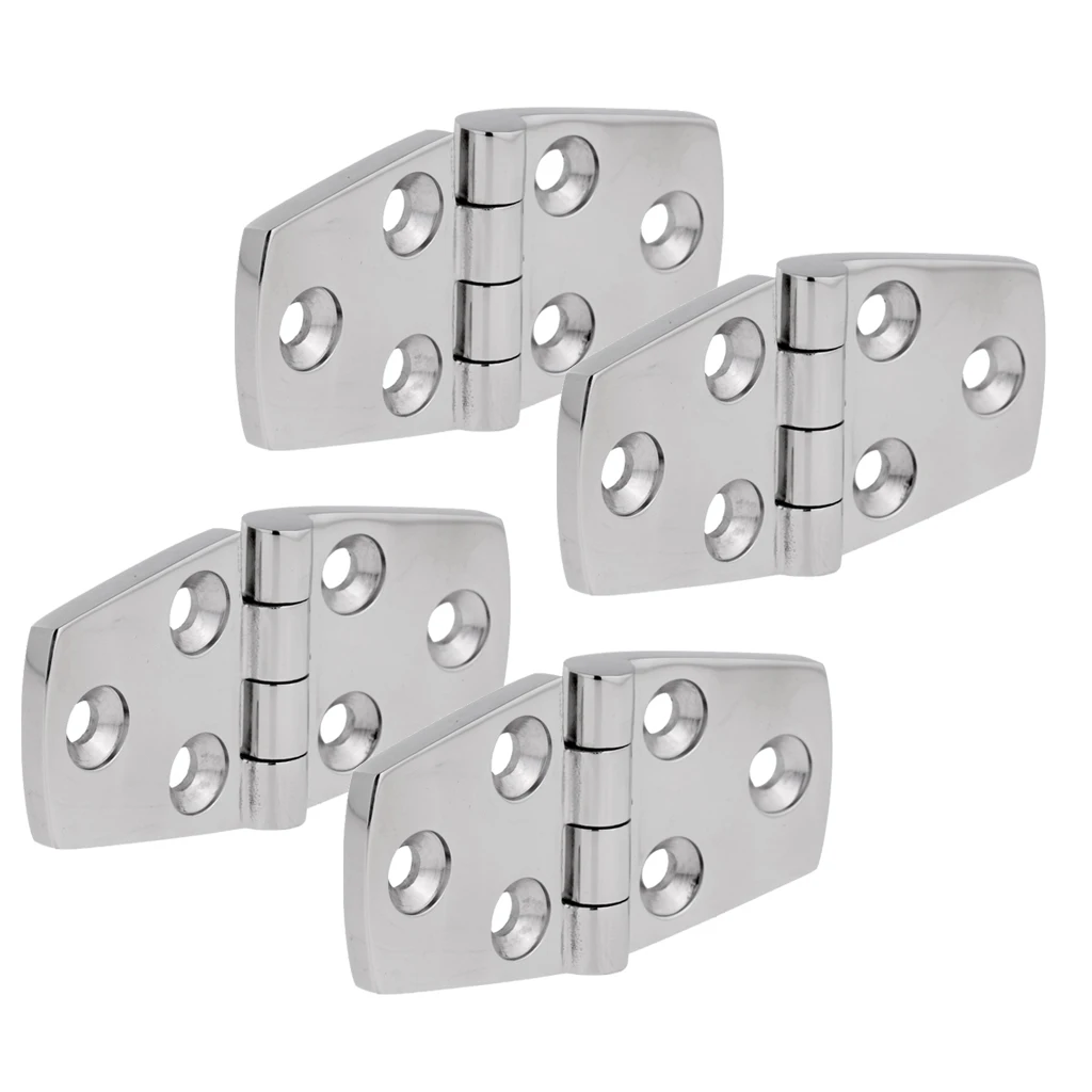Pack 4 Marine Boat Yacht Hatch Cabin Strap Door Hinge Deck Hardware DIY Install 3 X 1.5 Inch | Автомобили и мотоциклы
