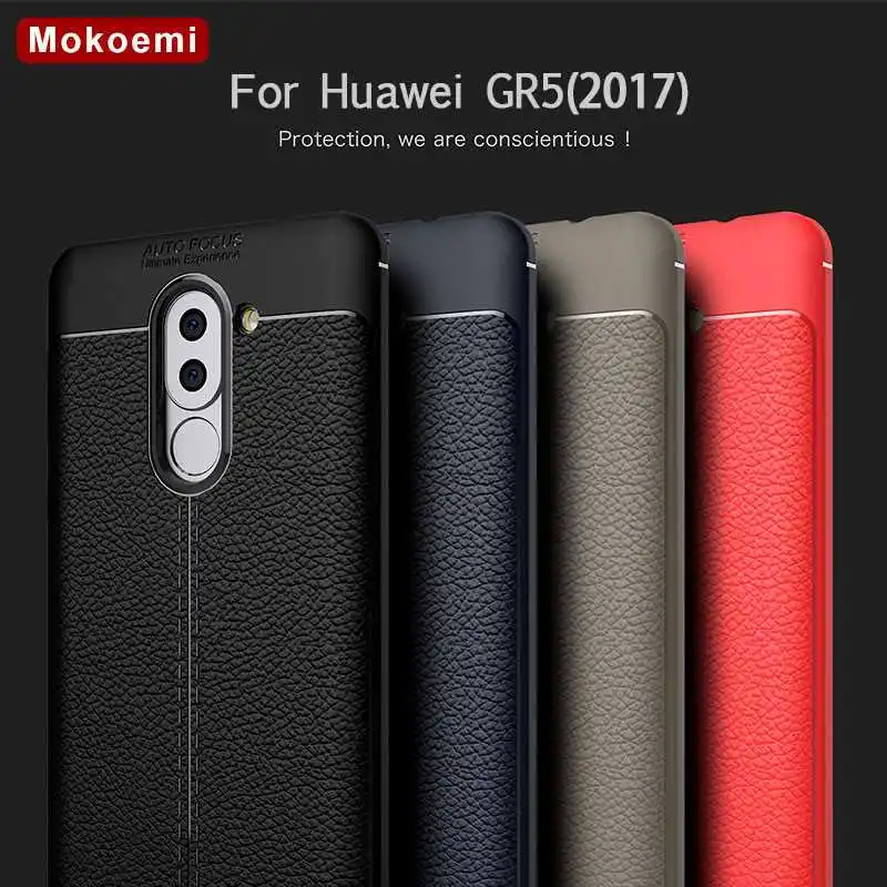 Mokoemi Мода Личи шаблон Ударопрочный Мягкий 5 &quotдля Huawei GR5 2017 чехол для телефона |