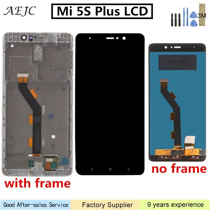 Для Xiaomi 5s Plus M5S mi ЖК дисплей с сенсорным экраном дигитайзер стеклянная панель в