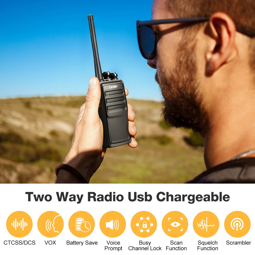 Floureon A5 16-канальная рация PMR 446MHZ без лицензии двухстороннее радио перезаряжаемое