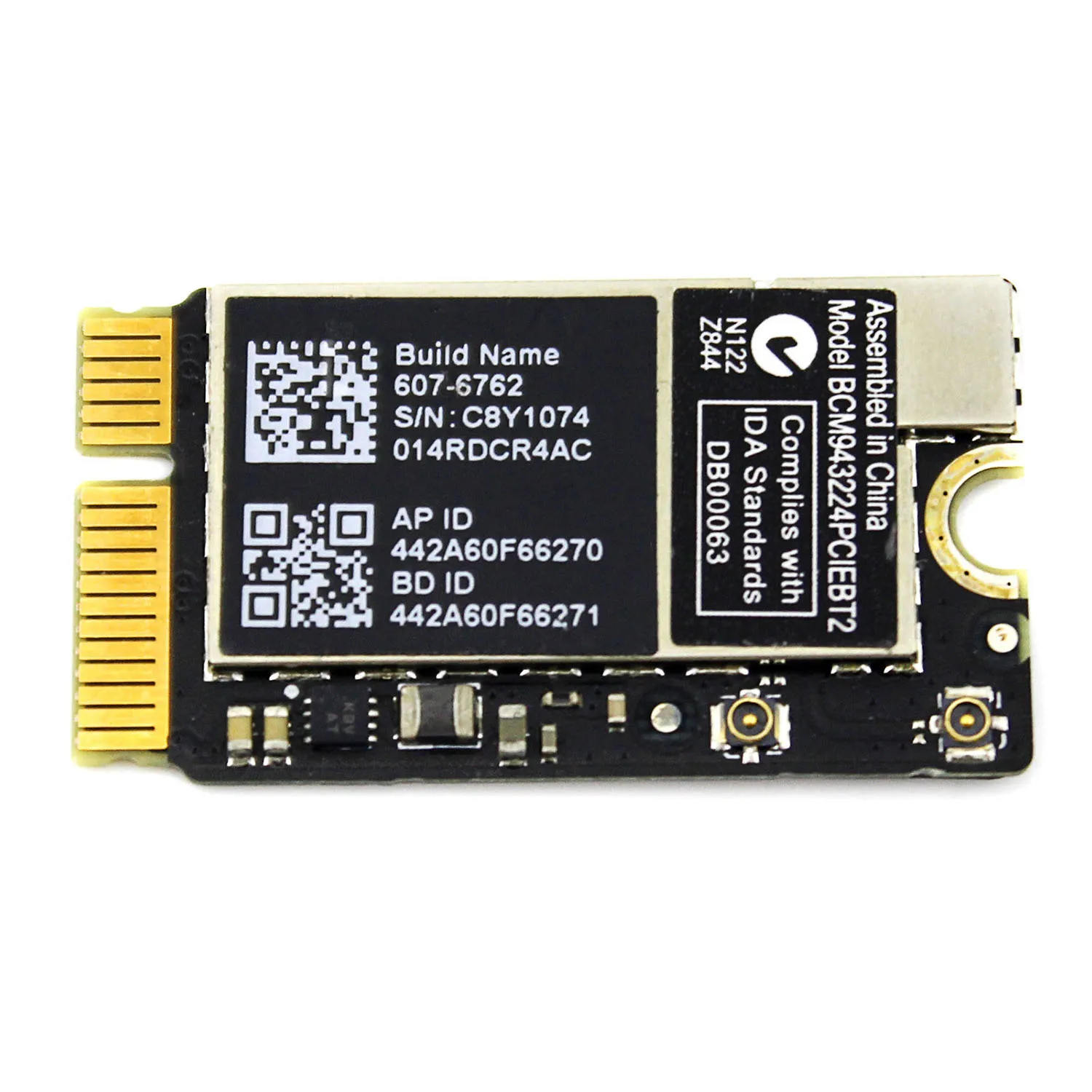 Wi-Fi Bluetooth Карта Аэропорта BCM943224PCIEBT2 для Apple MacBook Air 11 дюймов A1370 13 A1369 | Компьютеры и