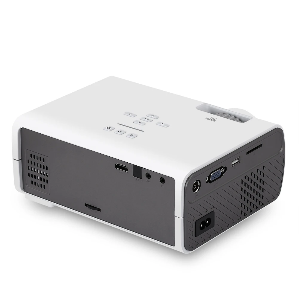 Alfawise A11 ЖК дисплей 2000 люмен Домашний Театр мини проектор Поддержка HD 1080 P HDMI VGA AV USB