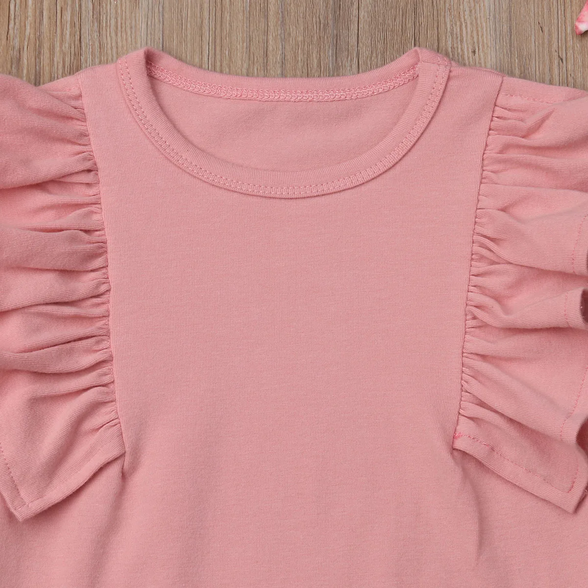 3 шт./комплект Детский комбинезон с длинным рукавом и оборками | Мать ребенок