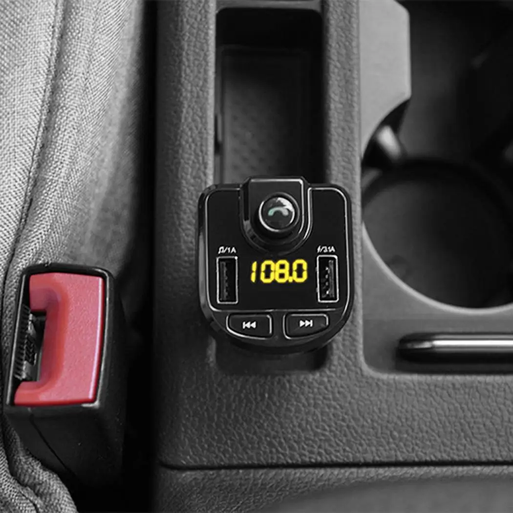 Новинка BT36 Автомобильный Bluetooth MP3 плеер двойное USB Автомобильное зарядное