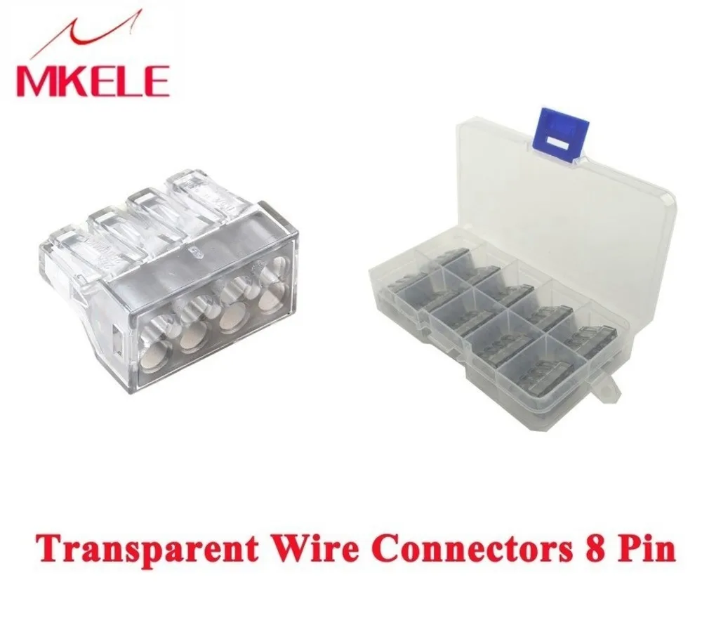 Hot Sale 20 Piece Single 2 Pin Cable Wire Wiring Connecting Connector For Lamp MKVSE-112 Bevindingen Findings China |