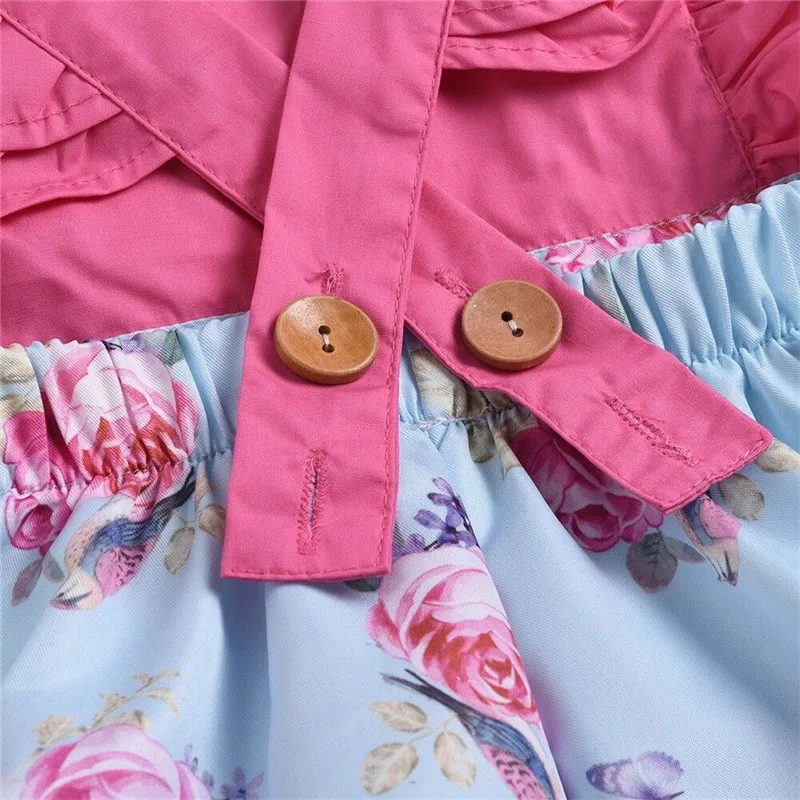 

Newborn Toddler Baby Girl Rompers Ruffle Petal Sleeve Floral Romper Soft Jumpsuit Outfits Sunsuit Clothes