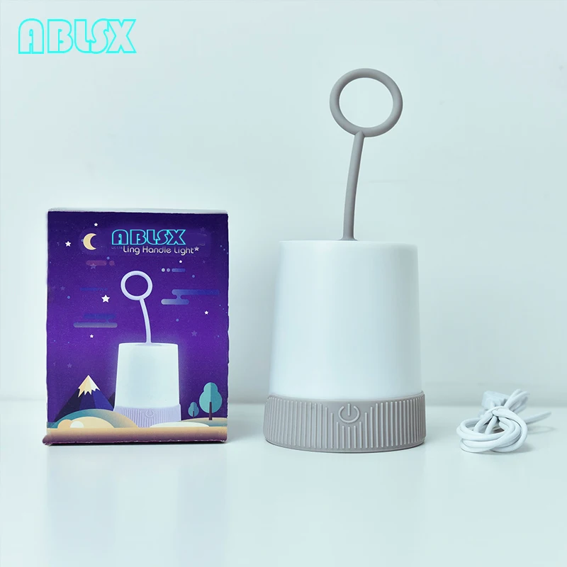 3D Cylindrical Night Light For Children Beside Little Chandelier Bedroom Luminaire White Color Christmas Xmas Nightlights | Освещение