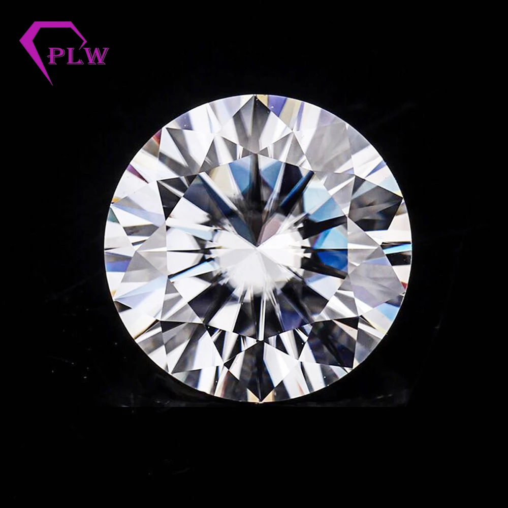 Включая сертификат Lad созданный EF Color 1 ct 6 5 мм VVS & VVS1 Round 3 Ex Brilliant Cut Moissanite Origianl