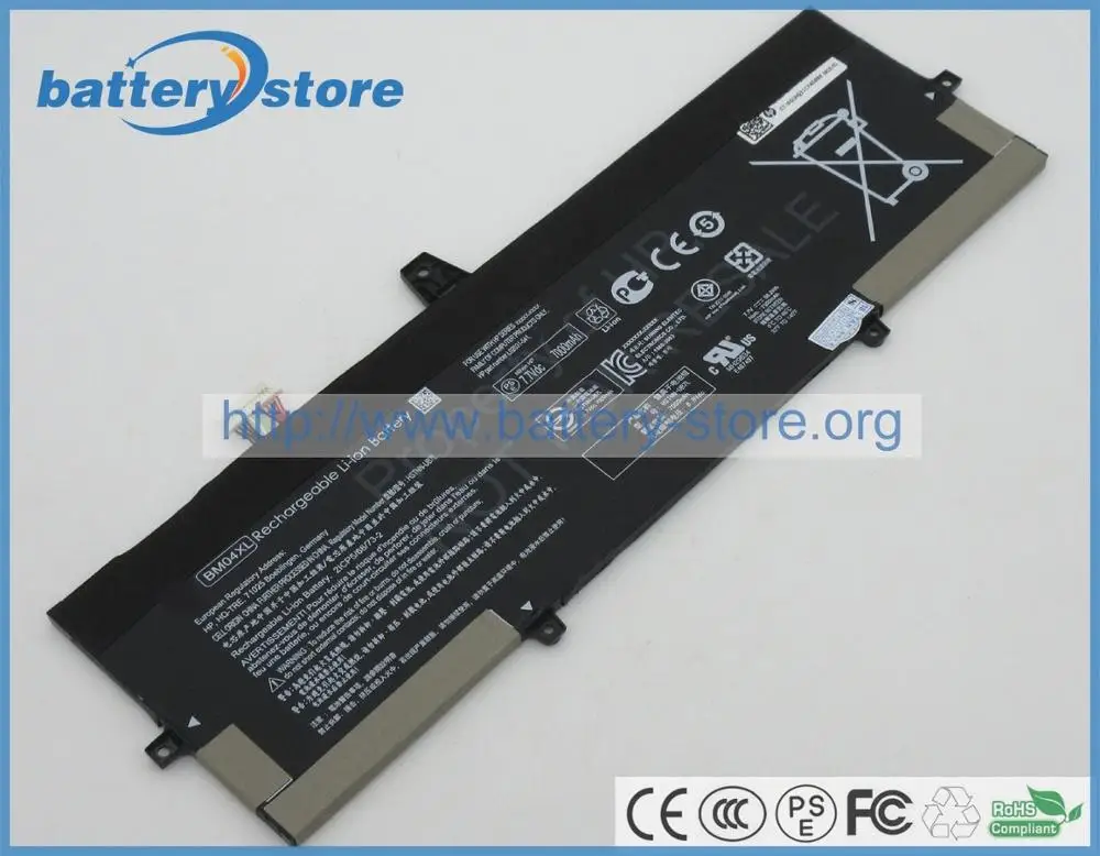 Бесплатная доставка 7300 mAh 56 2 W 13 3 дюймовый Аккумулятор для ноутбука BM04XL EliteBook x360 1030