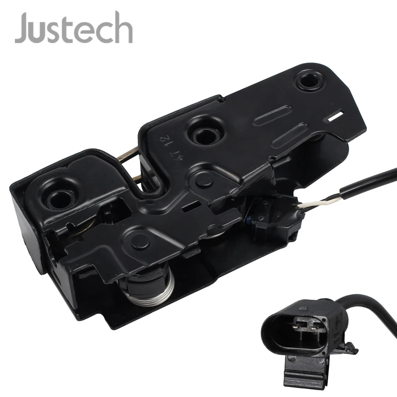 Justech капот защелка капота защелкой ниже 8K0823509F для VW Golf MK5 Jetta MK3 Audi A4 Quattro/Q5 12 V