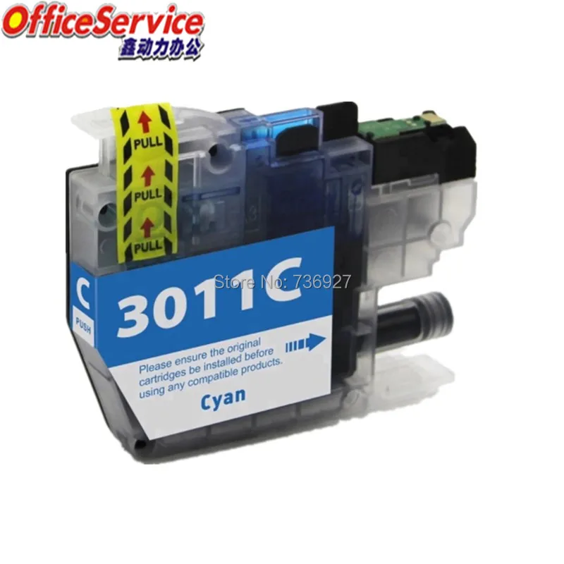 LC3011 LC3013 совместимый чернильный картридж для Brother MFC J491DW J497DW J690DW струйный