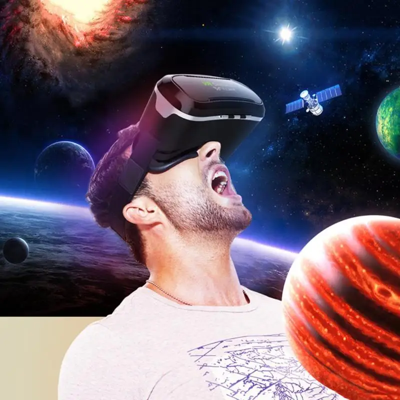 SHINECON SC-G02 Кожа 3D картонный шлем виртуальной реальности VR очки | Электроника