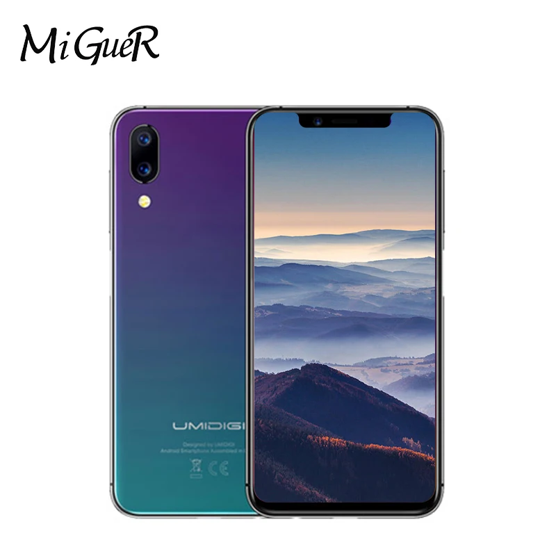 Смартфон UMIDIGI One Pro Global Version 5 9 дюймов Android 8 1 4 Гб + 64 12 Мп Dual 4G Беспроводная зарядка