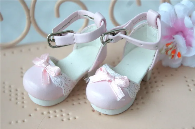 JS 048 1/6 г. модные розовые туфли на высоком каблуке из искусственной кожи Длина 4 5 см