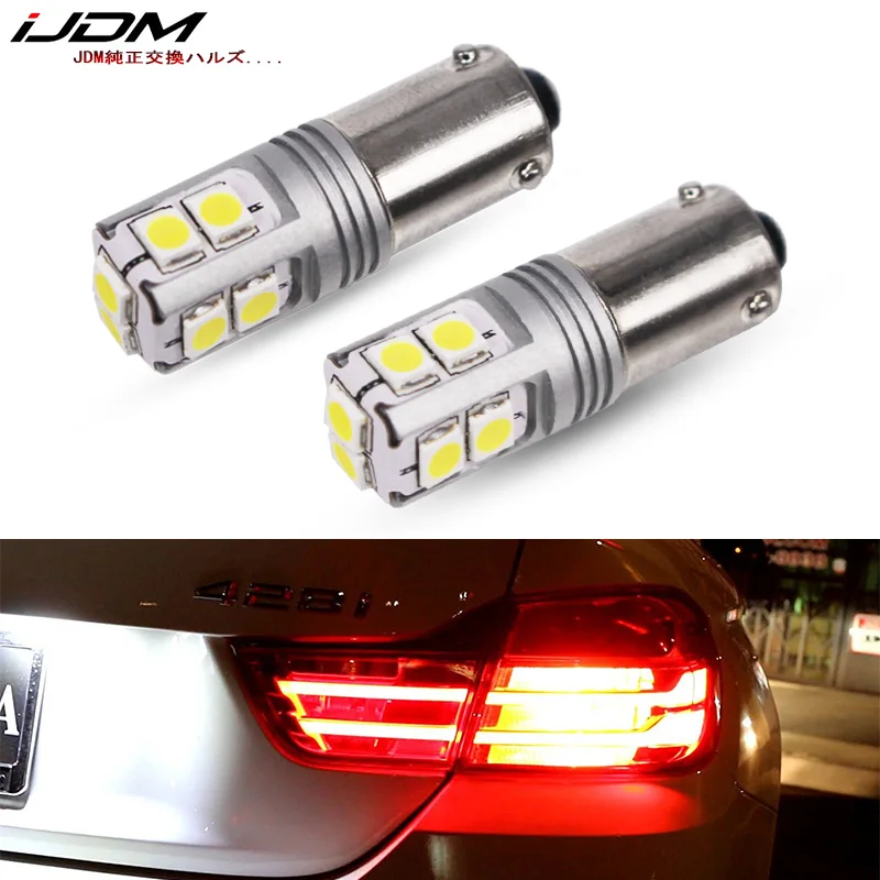 IJDM автомобильный BAY9S светодиодный Canbus Xenon Белый 10 SMD 3030 чипы H21W светильник для 2014