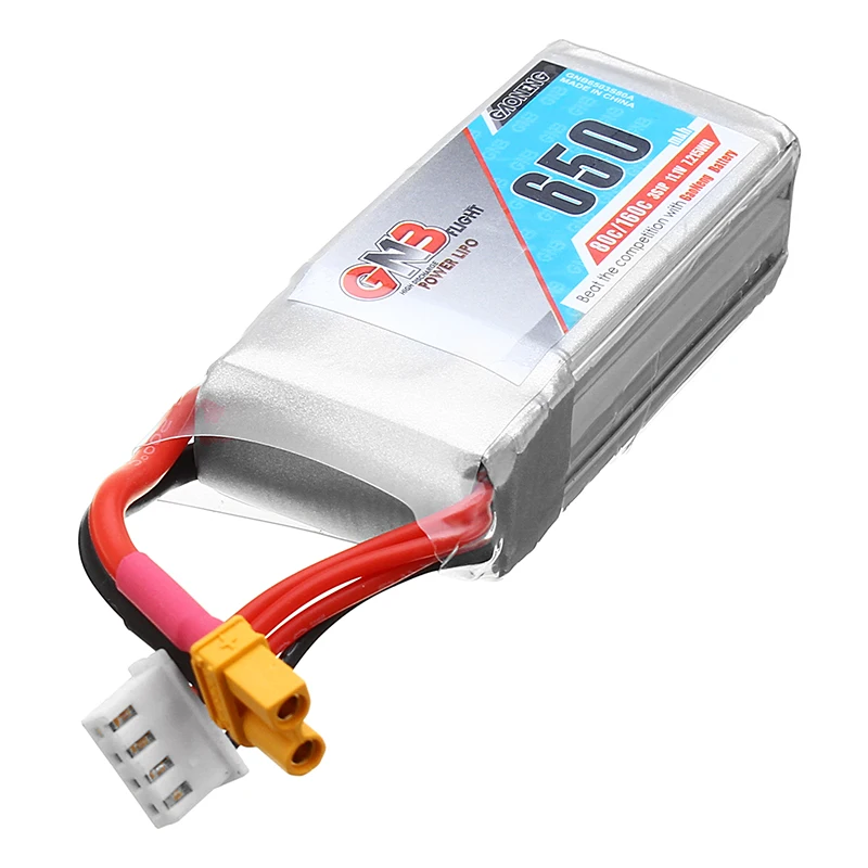 Высокая мощность Gaoneng Lipo батарея GNB 11 1 V 650mAh 80C/160C 3S RC XT30 Разъем для моделей FPV Дрон