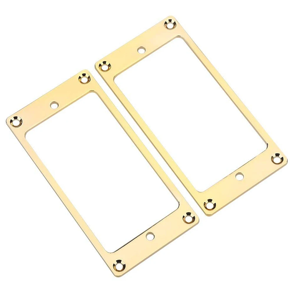 Крышка хамбакера 2 предмета металлическая плоская крышка гитарная