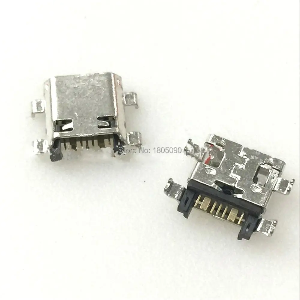 50pcs Micro USB 7Pin Jack Connector socket Data charging port tail plug For Samsung I8262 J5 J7 J5008 G530 G355 G531 G532 G6100