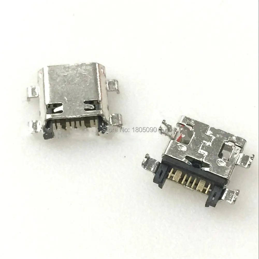 50 шт. разъем Micro USB 7Pin Jack для передачи данных зарядный порт штепсельная Вилка Samsung