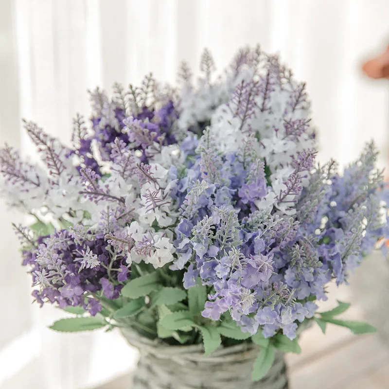 Моделирование 10 голова вообще Прованс Лавандовые пластиковые накладные держать