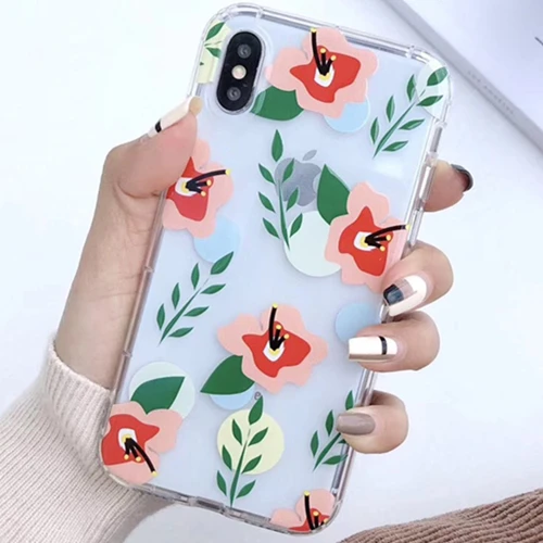 Мода давление воздуха лаком чехол для телефона iPhone 6 6S 7 8 plus небольшой свежий