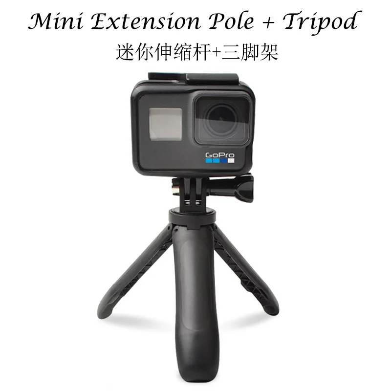 GoPro аксессуары продлить мини Ган штатив шорты палка для селфи рабочего стола