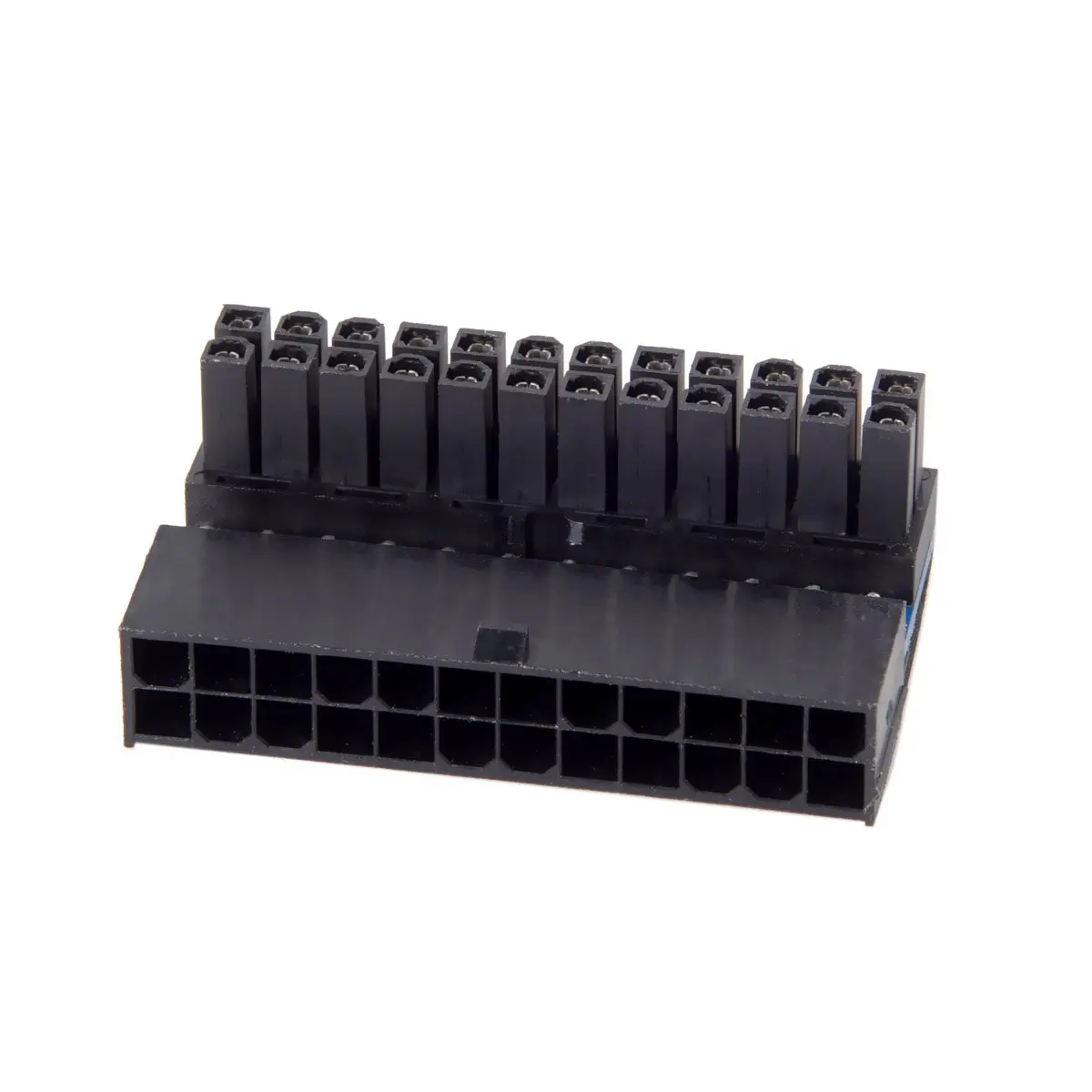 ATX 24Pin Female to 24pin Male 90 градусов материнская плата адаптер питания для настольных