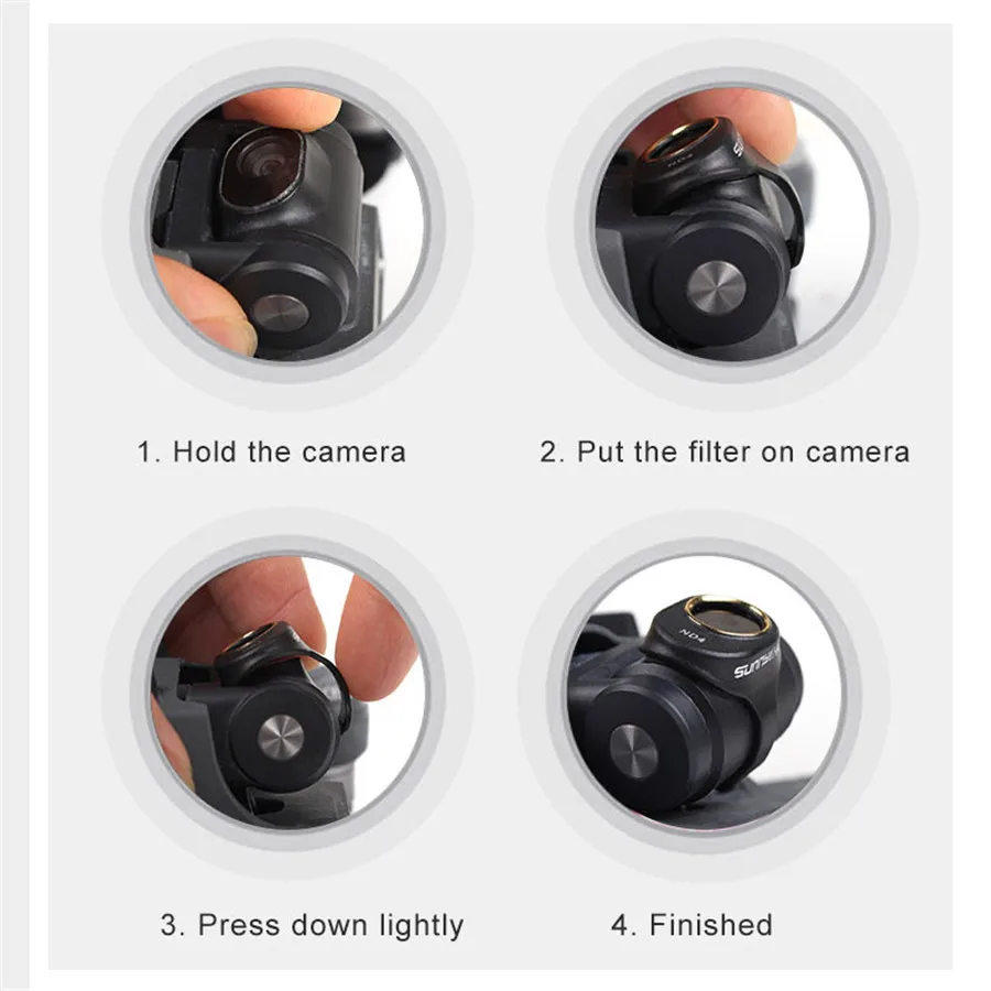 FOR DJI Spark Multi-Layer Coating Film MCUVCPLND4 ND8 ND16 ND32 Filter Kit Lens HD Clear Camera Protector | Электроника