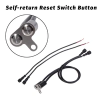 motorcycle dual button handlebar switch self return reset switch button aluminum alloy adjustable waterproof universal