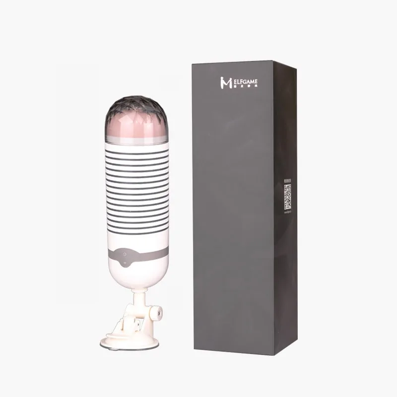 Meselo перезаряжаемые Мужской мастурбатор Сильный присоске Intelligent Real Voice