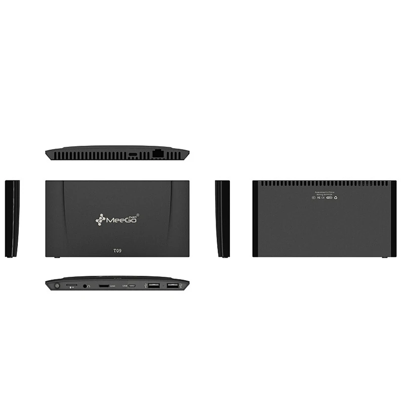 Meegopad T09 мини-ПК Intel Atom Cherry Trail X5 Z8350 4 Гб ОЗУ 32 ПЗУ Windows 10 ТВ-приставка Wtih Wifi Bt Type-C ТВ