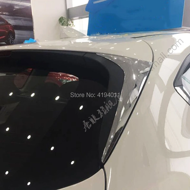 Для Mazda CX8 CX 8 2017 2018 2019 ABS Chrome Боковая дверь заднего вида оконный спойлер крышка