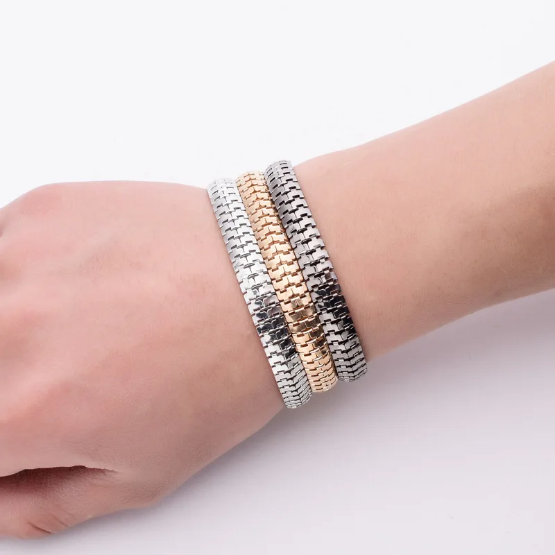 Магнитный браслет для мужчин Homme золотой черный на цепочке браслеты Heren Armbandjes