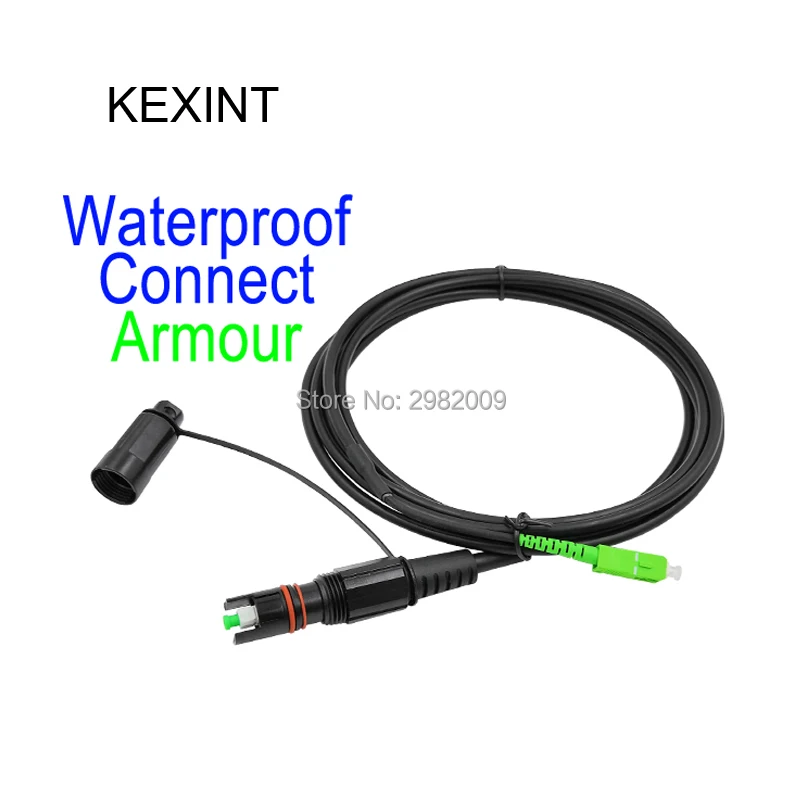KEXINT Corning для водонепроницаемой патчи Стандартная защита 3 м с разъемом SC/APC / 5 шт.