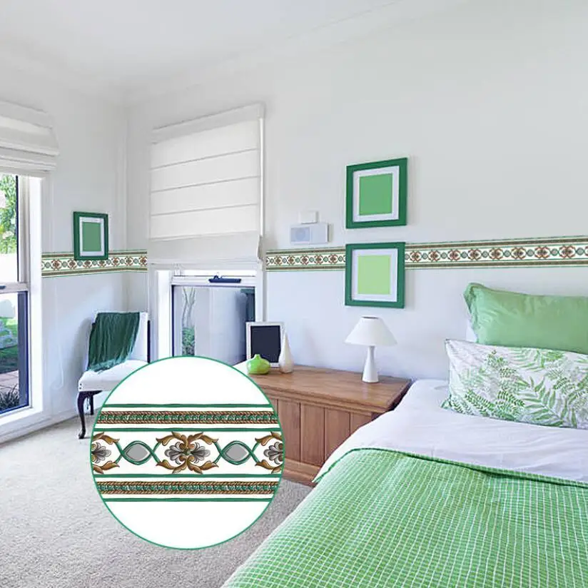 Элегантные обои для домашнего декора водонепроницаемые наклейки на талию ванной