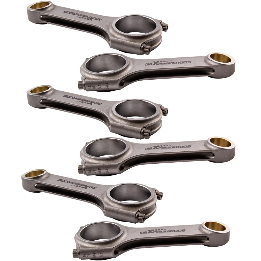 H Beam 4340 EN24 шатуны для Audi &amp VW 3 0 T сверхзаряженные оригинальные 5/16 &quotARP 2000 болты