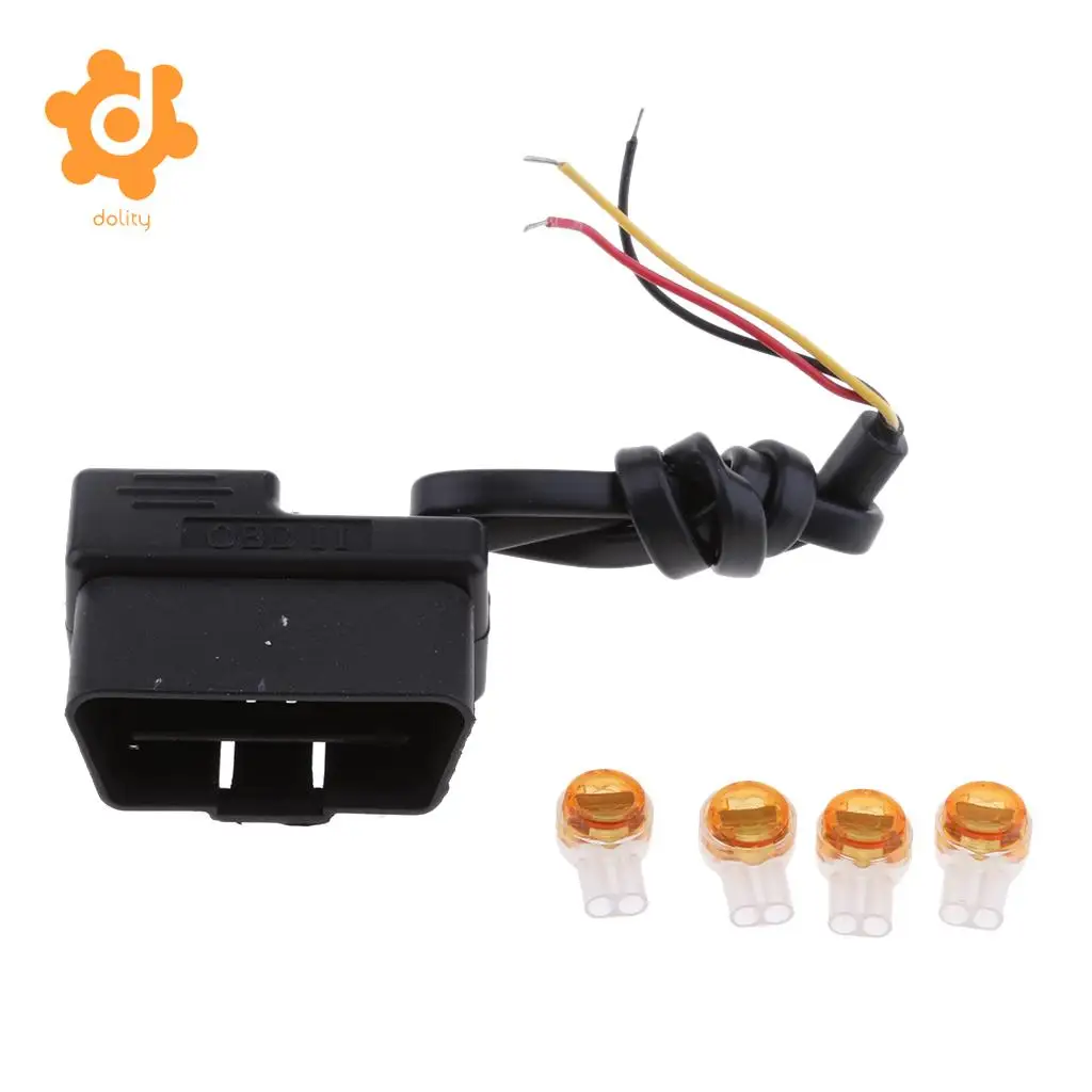 Dolity OBD 2 контактный понижающий кабель 12 В/24 В до 5 автомобильный инвертор комплект