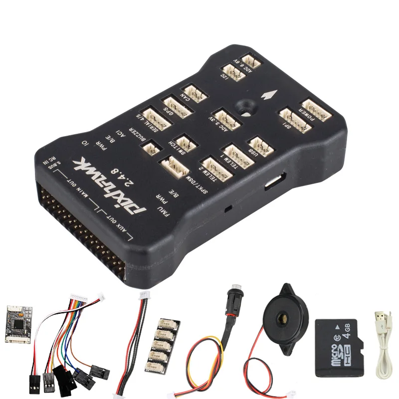 Pixhawk 2.4.8 PX4 PIX 32 бит Контроллер полета M8N gps 3DR 100 мВт радиотелеметрия 433 МГц/915 МГц + RGB