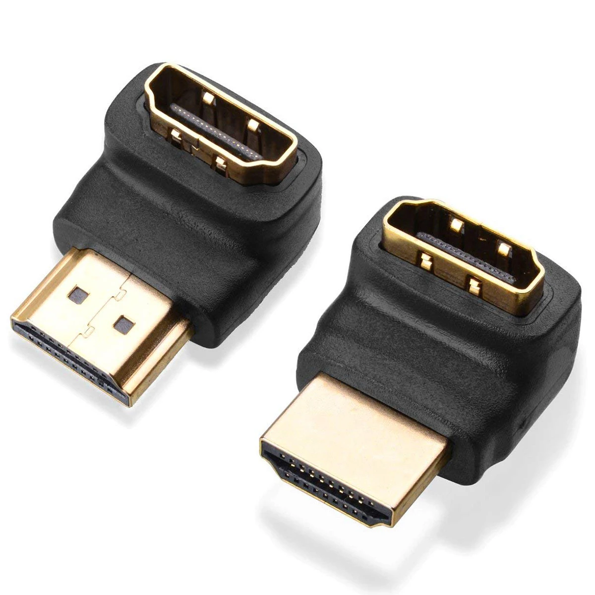 Combo 3D &amp 4K Поддержка HDMI 90 градусов и 270 адаптер Папа-мама (правый угол HDMI) |