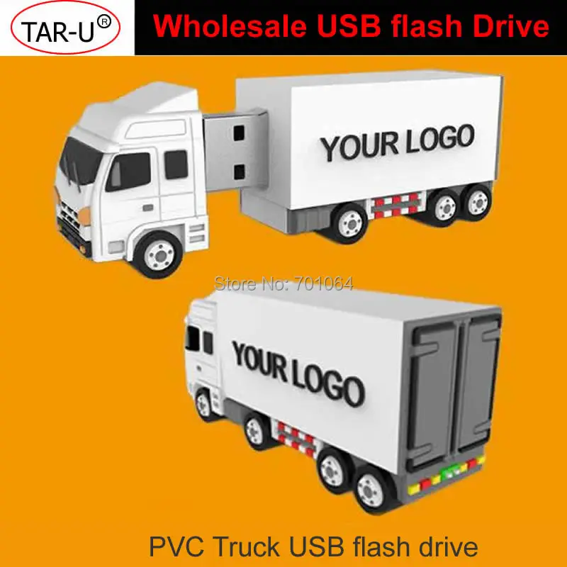 Новая модель флэш накопитель usb из мягкого ПВХ с грузовиком 16 ГБ 32 64 карта памяти