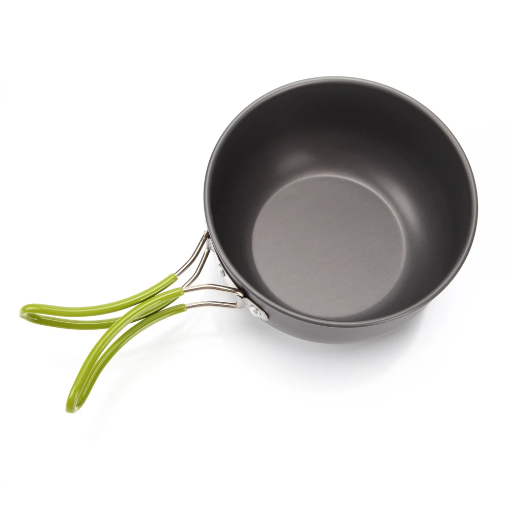 2 шт./компл. портативный анодированный алюминиевый антипригарный набор для