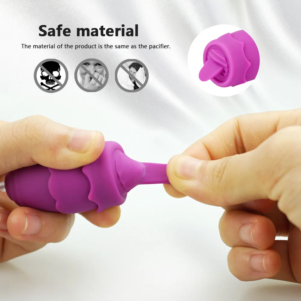 Вибраторы для языка USB вибрирующее яйцо 12 Скоростей G-spot Вагина массаж оральный