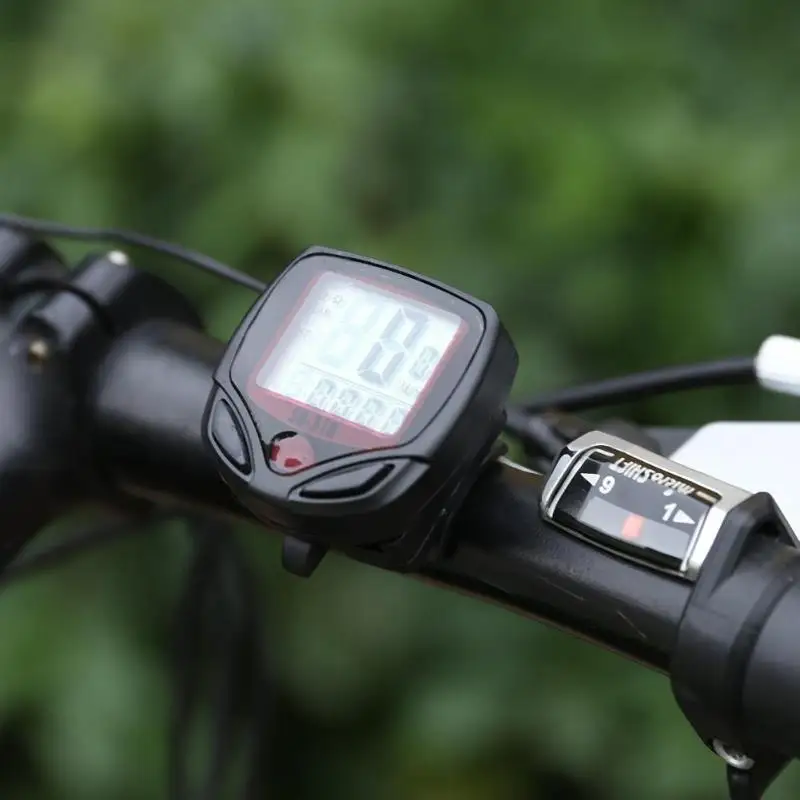 MTB велосипедный водонепроницаемый цифровой светодиод Дисплей Спидометр Одометр