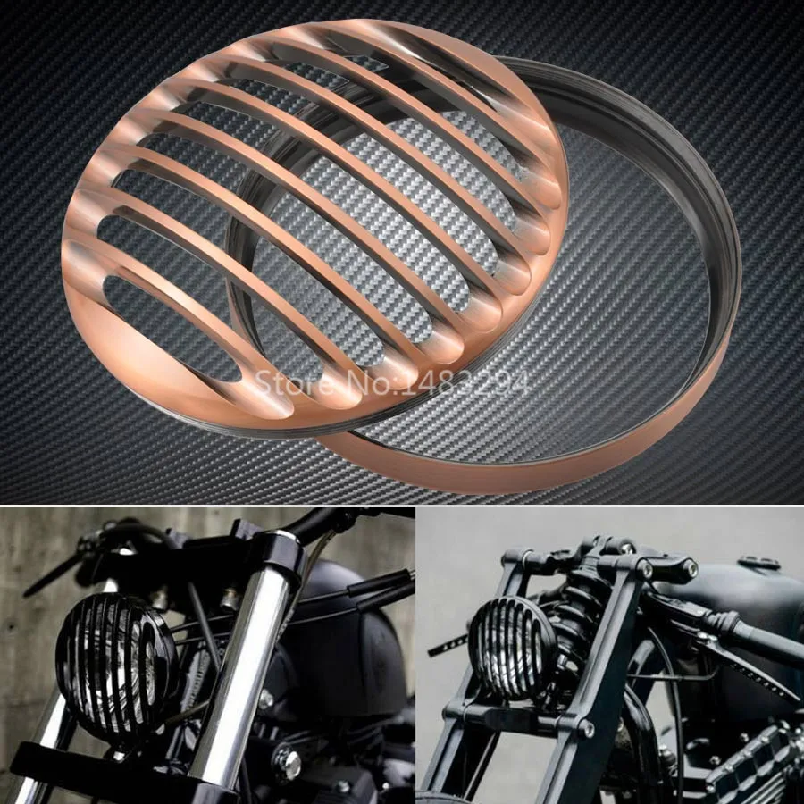 Крышка для мотоциклетной фары на радиоуправлении медная подходит 04-14 Harley Sportster
