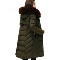 plus size winter down cotton jacket women camperas mujer abrigo invierno 2018 new fashion hooded thick long coat female parkas