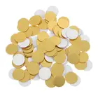 100 шт.лот, рождественские акриловые зеркальные настенные стикеры сделай сам в Золотой горошек, круглые наклейки, наклейка, мозаика, зеркальный декор для комнаты и дома