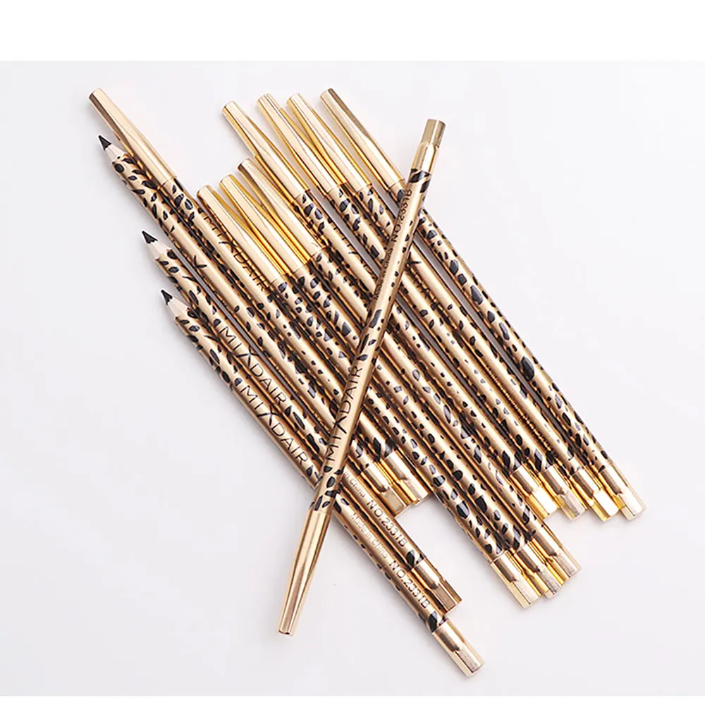 Натуральный карандаш для бровей стойкая водостойкая краска Тато черный макияжа