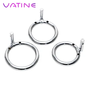 VATINE Кольца для пениса против эрекции мужское устройство целомудрия член семейный замок секс-игрушки для мужчин зажим для мошонки товары для взрослых